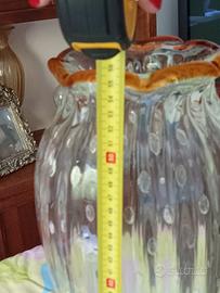 vaso in vetro murano soffiato 