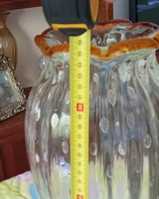 vaso in vetro murano soffiato 