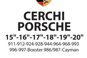 CERCHI Porsche 15-16-17-18-19-... USATI ORIGINALI