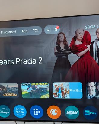 televisione 75" 4k in garanzia 