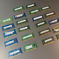 Stock memorie RAM funzionanti, DDR3 e DDR2