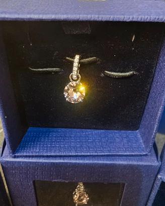 Set 4 Charm Swarovski Rosa Originali - Con Scatole