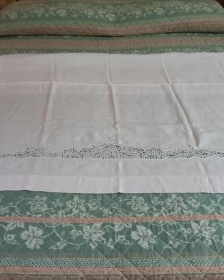 Lenzuolo pizzo di cantu