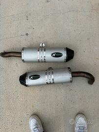 Doppio scarico xracing husqvarna swm