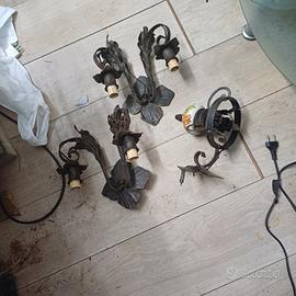 vari applichi  in ferro battuto 