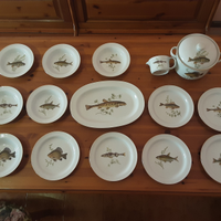Servizio piatti da pesca RICHARD GINORI 15 pezzi