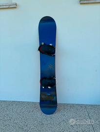 SNOWBOARD AIRWALK (157cm)+ ATTACCHI