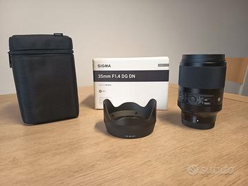 sigma 35 f/1.4 dg dn art sony in garanzia perfetto