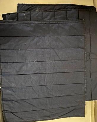 Sottofasce in tessuto cotone blu scuro, 3 pezzi