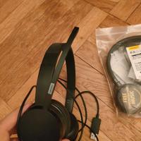 Jabra Evolve 20 + Lenovo 100 Cuffie pc USB NUOVE