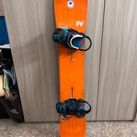 Tavola Burton Custom e attacchi Burton Cartel