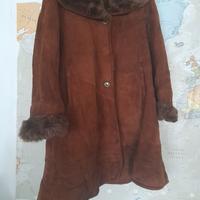 Cappotto donna in pelle 