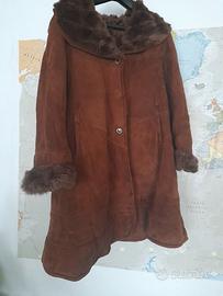 Cappotto donna in pelle 