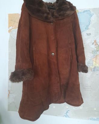 Cappotto donna in pelle 