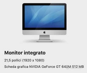 iMac 21,5” late 2012