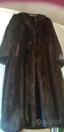 pelliccia di visone nero
