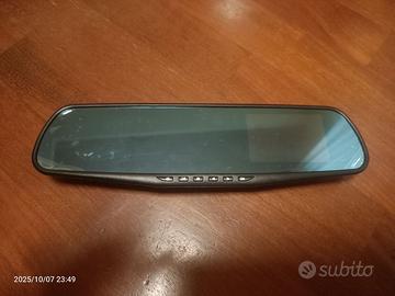 Dash camera/specchietto retrovisore con telecamera