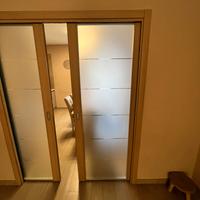 Porte in vetro per doppio scrigno