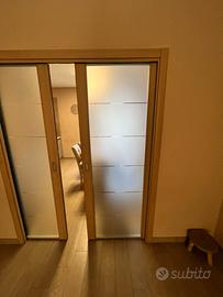 Porte in vetro per doppio scrigno