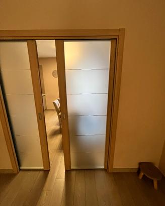 Porte in vetro per doppio scrigno