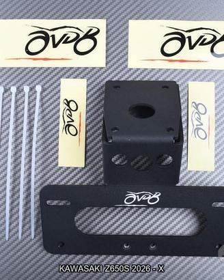 Portatarga corto AVDB KAWASAKI Z650S 2026 - X
