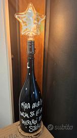 lampada con bottiglia spumante 