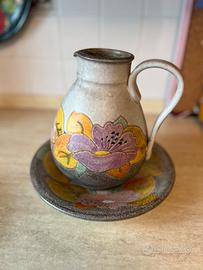 Caraffa con piatto