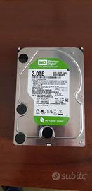 Hard Disk interni SATA 2x2tb e 2x500gb