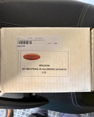 Kit mostrina alluminio satinato moto guzzi v7