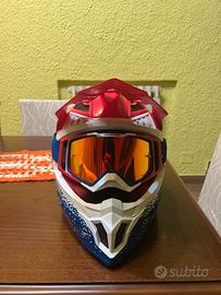 casco hype xs con mascherina progrip