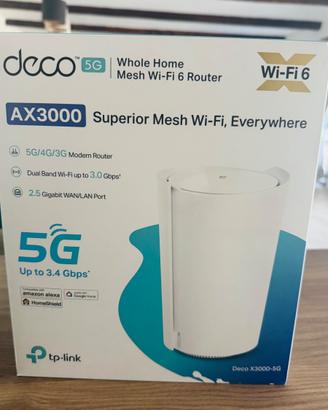 TP-Link Deco X3000-5G + Home Mesh Wi-Fi System