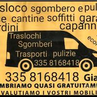 Sgomberi, traslochi e pulizie