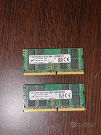 32GB (2x16GB) ram ddr4 sodimm 2666MHz Micron