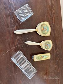 Raro Set Toeletta Vintage 3 Pezzi Primi '900