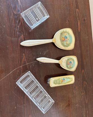 Raro Set Toeletta Vintage 3 Pezzi Primi '900