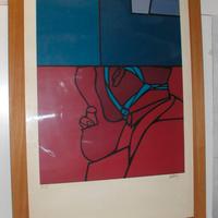 Serigrafia Valerio Adami 70x90 - 36/75