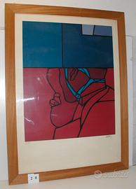 Serigrafia Valerio Adami 70x90 - 36/75
