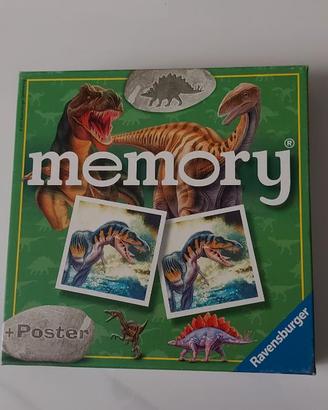Gioco di memoria Memory a tema dinosauri