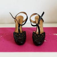 Scarpe nere nene' tacco 38