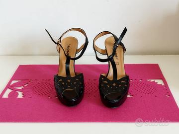 Scarpe nere nene' tacco 38