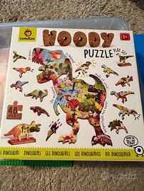 Dinosauti Puzzle in legno