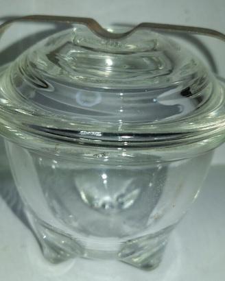 Raro contenitore formaceutico in vetro schott & g