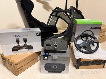 Fanatec CSL Elite Volante Pedaliera XBOX PC