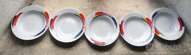 Set Piatti Fondi Decorati Vintage - 2€ ciascuno