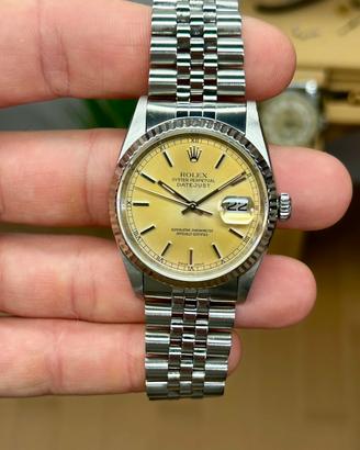 Rolex datejust ref. 16234 con garanzia