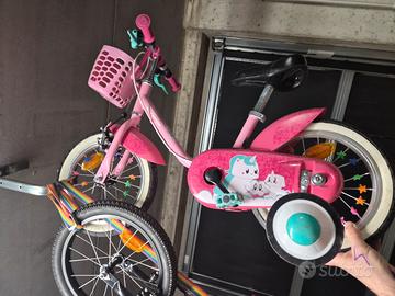 bicicletta unicorno 14 pollici