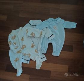 3 tutine 3-6 mesi, mai indossate