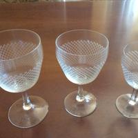 set bicchieri cristallo e caraffe