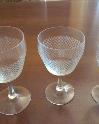 set bicchieri cristallo e caraffe