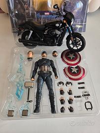 Bandai S.H. Figuarts Captain America Endgame +moto